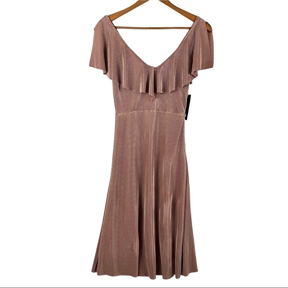 LULU’S Frill Estate Blush Midi Dress - Picture 5 of 13